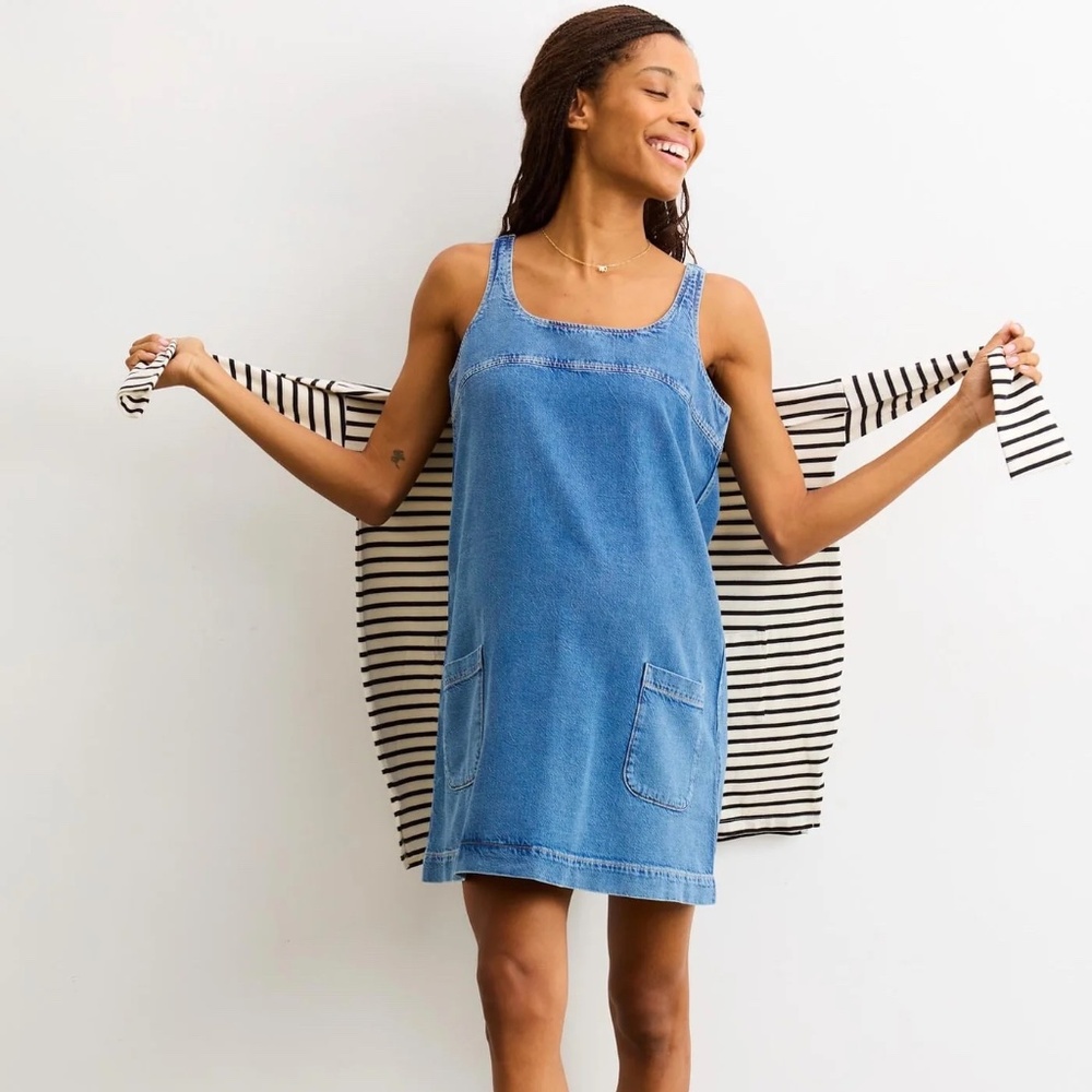 Hatch Maternity - The Kiley Denim Mini Dress